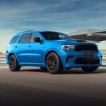 2026 Dodge Durango R/T 392 Launch Edition in B5 Blue, a model year covered by the Dodge Durango tail light recall