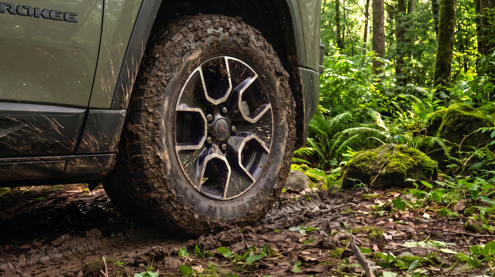 2027 Jeep Cherokee Trailhawk 17-inch wheel with Nexen all-terrain tire