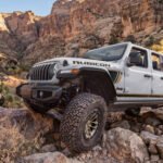 2027 Jeep Gladiator 35-inch Tire Launch Edition with bronze beadlock-capable wheels