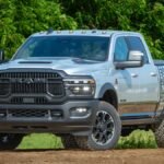 2027 Ram 2500 Power Wagon with the 6.7-liter Cummins turbo diesel in Silver Zynith paint